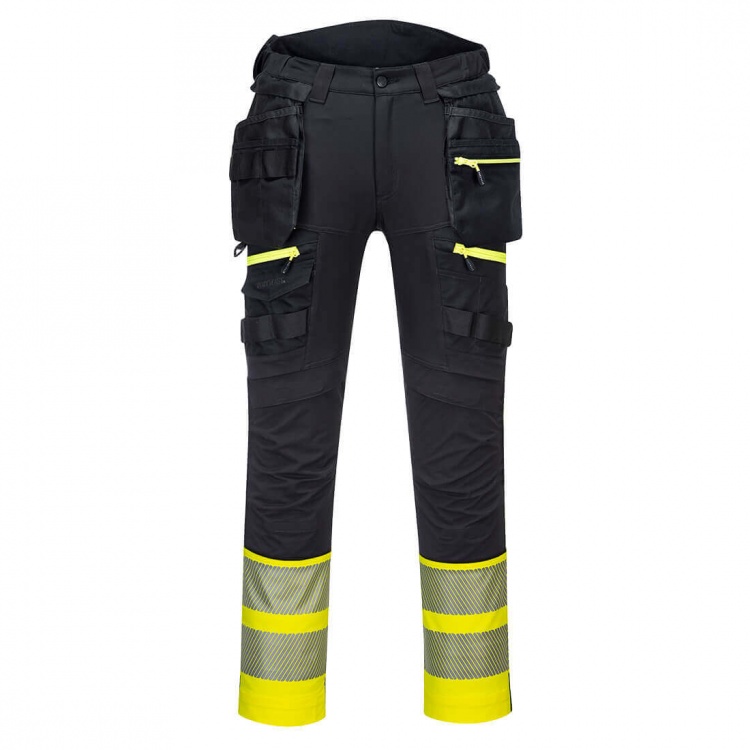 Portwest DX445 DX4 Hi-Vis Class 1 Holster Pocket Trouser 270g